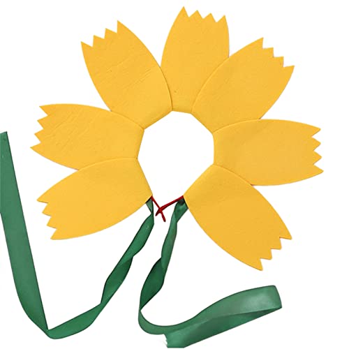 Sonnenblumen-Haarreif, floraler Sommer, Kinder, Erwachsene, Stirnbänder, Cartoon-Sonnenblumen-Thema, Stirnband, florale Kopfbedeckung, Haarreifen für Damen von XINgjyxzk