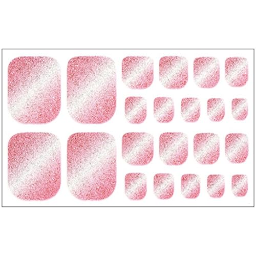Tipps Für Falsche Zehennägel Katzenaugen Zehennagel Kunstaufkleber Selbstklebende Zehennagel Wraps Für Frauen Und Mädchen von XINgjyxzk