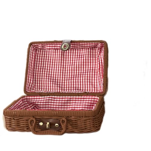 Tragbare Kulturbeutel Make Up Tasche Gewebte Box Kosmetik Großes Fassungsvermögen Frauen von XINgjyxzk