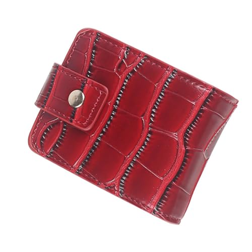 Tragbare Lippenstifttasche Mit Miniatur Geldbörsenhalter Aus PU Leder Eleganter Geprägter Damen Make Up Aufbewahrungskoffer von XINgjyxzk