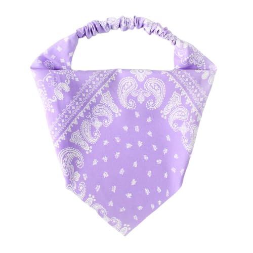 Vintage Bandana Haargummis Weiches Polyester Kopfbedeckung Mädchen Haar Accessoires Stilvolle Haardekoration Für Frauen von XINgjyxzk