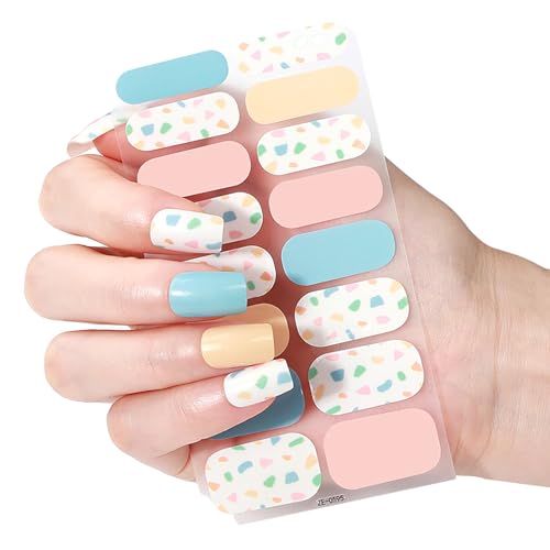 Wasserdichter Nagelaufkleber Schmetterlings Nagellack Aufkleber Selbstklebende Gele Nagelstreifen Mit Nagelfeile Nageldekorationen von XINgjyxzk