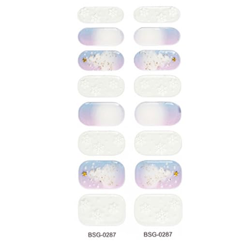 Wasserfeste Aufkleber Selbstklebende Halbgehärtete Gel Verpackungen Kunstdekorationen Abziehbilder Polnisches Maniküre Zubehör von XINgjyxzk