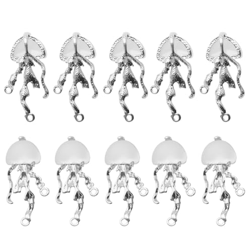 XINgjyxzk 10 Stück modische Anhänger zur Schmuckherstellung, Schmuckanhänger, Legierungsmaterial für Schmuck, Metalllegierung von XINgjyxzk
