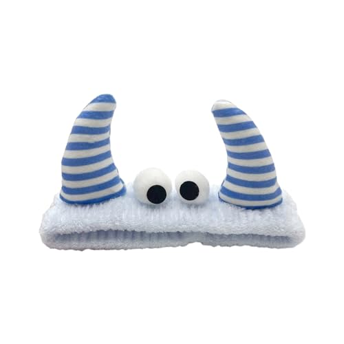 XINgjyxzk Lustiges Horn Stirnband Partydekorationen Musikfestivals Fotoautomaten Requisiten Mädchen Waschen Gesicht Make Up von XINgjyxzk