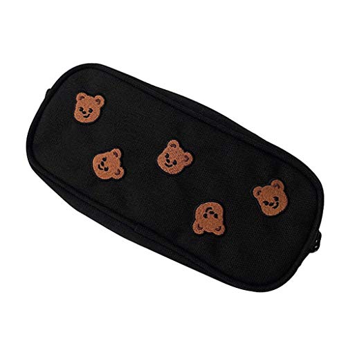 XINgjyxzk Stickerei Leinwand Bleistift Tasche Stift Fall Kosmetik Station von XINgjyxzk