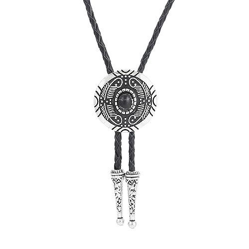 XINgjyxzk Verstellbare Krawatte Beliebte Western Teenager Männer Frauen Tanzkrawatte Punk Hemd Legierung Edelsteine Schnallenanhänger von XINgjyxzk