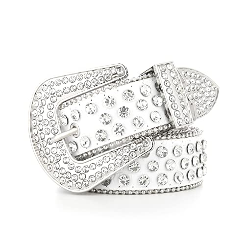 XINgjyxzk Verstellbarer Taillengürtel Jeans Glitzernder Gürtel Cowgirl Teenager Weiblicher Jeansrock von XINgjyxzk