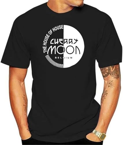 GELA Cherry Moon Belgian House Techno Music Club-Life T-Shirt Black Black Size XXL GELA Cherry Moon Belgian House Techno Music Club-Life T-Shirt Black Black Size XXL von XIONGSHI
