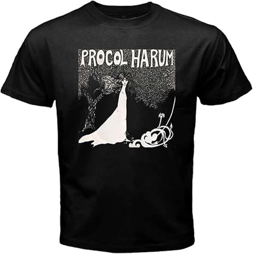 Procol Harum A Whiter Shade of Pale Logo Men's Black T-Shirt Black BlackBlack Size S Procol Harum A Whiter Shade of Pale Logo Men's Black T-Shirt Black BlackBlack Size S von XIONGSHI