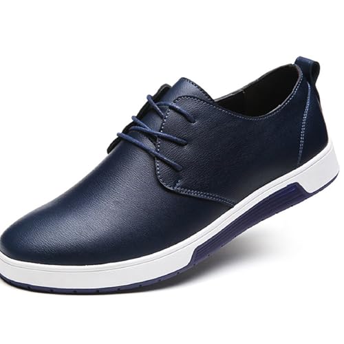 XIPAI Herren-Freizeitschuhe, bequem, modisch, Anzug-Sneaker, Vollnarbenblau, 42 EU XIPAI Herren-Freizeitschuhe, bequem, modisch, Anzug-Sneaker, Vollnarbenblau, 42 EU von XIPAI
