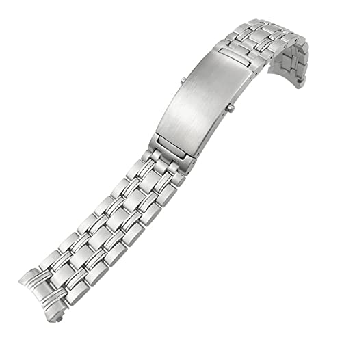 XIRIXX 18mm 20mm 22mm 316L Edelstahl Armband für Omega Sxwatch Speedmaster 007 Seamaster 300 AT150 Planet Ocean Speedmaster Uhrenarmband Solide Armbänder(9 beads,22mm) von XIRIXX