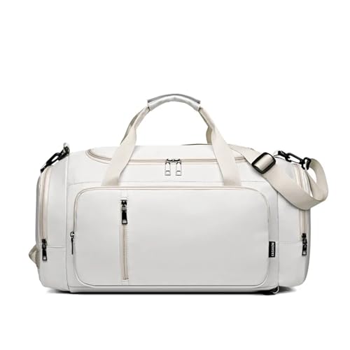 XIRIXX Fitness Gym Reisetasche Sport Handtasche Damen Herren Trocken Nass Schuhe Tasche Single Shoulder Crossbody Schwimmen Yoga Rucksack Seesack, beige, Einheitsgröße XIRIXX Fitness Gym Reisetasche Sport Handtasche Damen Herren Trocken Nass Schuhe Tasche Single Shoulder Crossbody Schwimmen Yoga Rucksack Seesack, beige, Einheitsgröße von XIRIXX