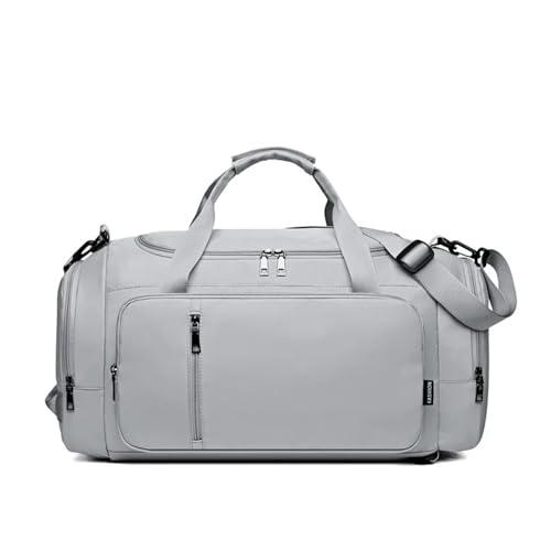 XIRIXX Fitness Gym Reisetasche Sport Handtasche Damen Herren Trocken Nass Schuhe Tasche Single Shoulder Crossbody Schwimmen Yoga Rucksack Seesack, grau, Einheitsgröße XIRIXX Fitness Gym Reisetasche Sport Handtasche Damen Herren Trocken Nass Schuhe Tasche Single Shoulder Crossbody Schwimmen Yoga Rucksack Seesack, grau, Einheitsgröße von XIRIXX