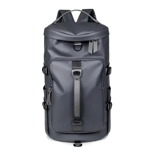 XIRIXX Rucksack für Fitnessstudio, Reisen, vielseitige Kunstledertasche für Damen und Herren, lässig, Outdoor-Sport, Schultertaschen, Fitness, Wochenendtasche, grau, Einheitsgröße XIRIXX Rucksack für Fitnessstudio, Reisen, vielseitige Kunstledertasche für Damen und Herren, lässig, Outdoor-Sport, Schultertaschen, Fitness, Wochenendtasche, grau, Einheitsgröße von XIRIXX