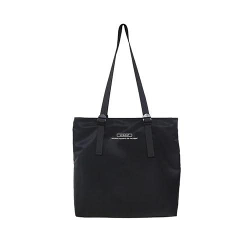 XIRIXX Tragetasche, Nylon, wasserdicht, modisch, koreanisch, Hip-Hop, Straßentasche, Schultertasche, große Kapazität, Schultertasche für Damen, Schwarz , Einheitsgröße XIRIXX Tragetasche, Nylon, wasserdicht, modisch, koreanisch, Hip-Hop, Straßentasche, Schultertasche, große Kapazität, Schultertasche für Damen, Schwarz , Einheitsgröße von XIRIXX