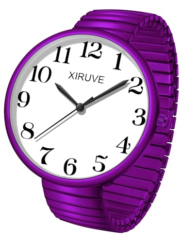 XIRUVE Gut Lesbar 43mm Gehäuse mit Große Ziffern Weißes Zifferblatt Edelstahl Zugarmband Damen Herren Analog Quarz Armbanduhr XIRUVE Gut Lesbar 43mm Gehäuse mit Große Ziffern Weißes Zifferblatt Edelstahl Zugarmband Damen Herren Analog Quarz Armbanduhr von XIRUVE