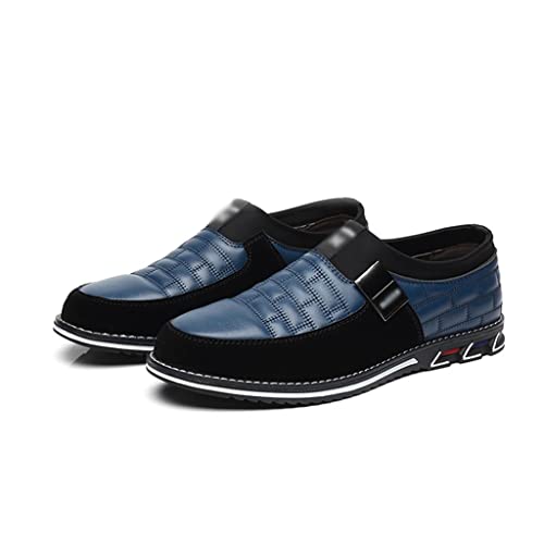 XISHIN Lässige Herrenschuhe, atmungsaktive Turnschuhe, Bequeme Schnürschuhe (Farbe : Blau, Größe : 50) von XISHIN