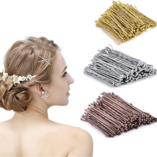 50 Stück Metall-Haarspangen, stilvolle Haarstyling-Haarnadeln zum Sichern von Pony und Seitenstilen, geeignet für verschiedene Anlässe von XITEA