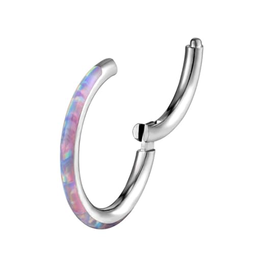 Edelstahl Nasenringe Hoop Knorpel Hoop Septum Piercing Clip für Frauen Stilvolle Nasenklammer Zubehör Nase Verzierung, Edelstahl von XITEA