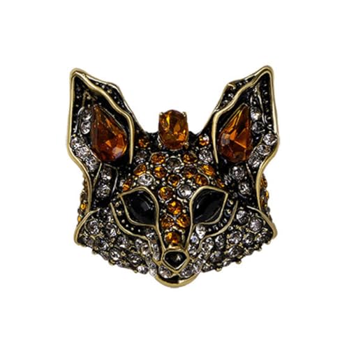 Fuchs Brosche Pin Elegant Metall Pin Unisex Legierung Brosche Geeignet für Damen und Herren Legierung Textur für Mode Outfits Fuchs Brosche Pin Elegant Metall Pin Unisex Legierung Brosche Geeignet für Damen und Herren Legierung Textur für Mode Outfits von XITEA