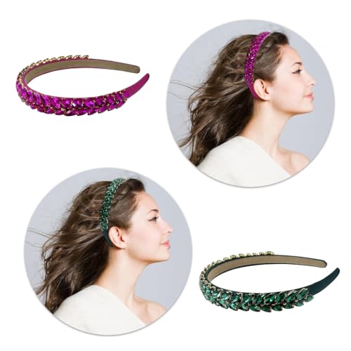 Modisches Strass-Haarband für Damen und Mädchen, mit Blattform, Kristallbesetzt, ideal für formelle Anlässe und Kleider Modisches Strass-Haarband für Damen und Mädchen, mit Blattform, Kristallbesetzt, ideal für formelle Anlässe und Kleider von XITEA