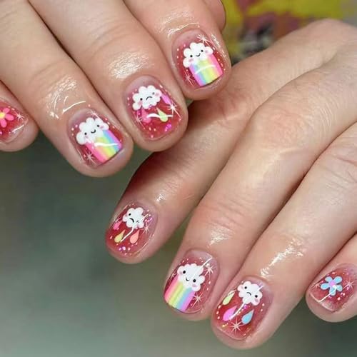 Quadratische französische Spitzen, künstliche Nägel, zum Aufkleben, Blumenpresse, künstliche Nägel für Damen, Sarg, Mandel, französische Spitze Quadratische französische Spitzen, künstliche Nägel, zum Aufkleben, Blumenpresse, künstliche Nägel für Damen, Sarg, Mandel, französische Spitze von XITEA