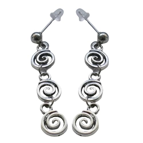 Stilvolle Wirbel Muster Legierung baumeln Ohrringe Bequeme Metall Ohrringe Stilvolles Accessoire für Partys und den täglichen Gebrauch Stilvolle Wirbel Muster Legierung baumeln Ohrringe Bequeme Metall Ohrringe Stilvolles Accessoire für Partys und den täglichen Gebrauch von XITEA