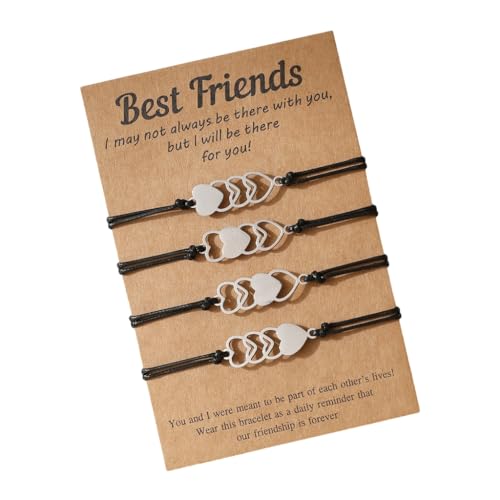 XITEA 1 Set Handgefertigte Freundschaftsarmbänder Seil Armbänder Set Verstellbare Baumwolle Fußkettchen Unisex Armband für verschiedene Anlässe XITEA 1 Set Handgefertigte Freundschaftsarmbänder Seil Armbänder Set Verstellbare Baumwolle Fußkettchen Unisex Armband für verschiedene Anlässe von XITEA