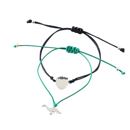 XITEA Elegantes, handgefertigtes Armband mit Dinosaurier-Thema, das die Verbindung zwischen Müttern und Töchtern unterstreicht, B XITEA Elegantes, handgefertigtes Armband mit Dinosaurier-Thema, das die Verbindung zwischen Müttern und Töchtern unterstreicht, B von XITEA