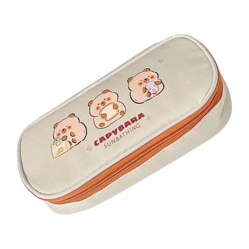 XITEA Federmäppchen mit großem Fassungsvermögen, Federmäppchen, Schreibtisch-Organizer, Schreibwaren, Aufbewahrungstaschen mit Reißverschlüssen für Schule und Büro, Schreibwaren-Organizer, B von XITEA