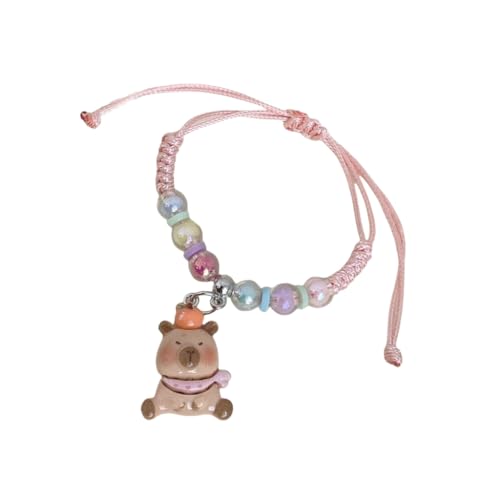 XITEA Kinder-Armband in Macaron-Farben, mit Cartoon-Capybara-Designs, sichere Materialien und verstellbarer Riemen von XITEA