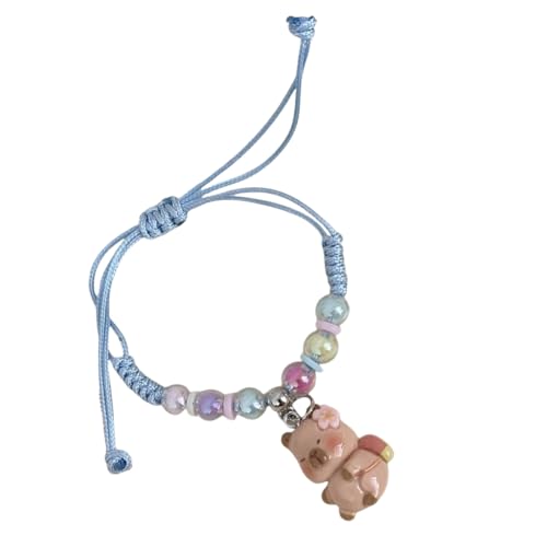 XITEA Kinder-Armband in Macaron-Farben, mit Cartoon-Capybara-Designs, sichere Materialien und verstellbarer Riemen von XITEA