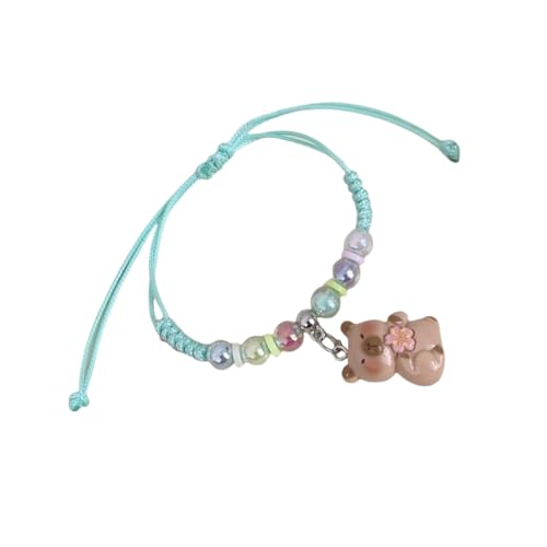 XITEA Kinder-Armband in Macaron-Farben, mit Cartoon-Capybara-Designs, sichere Materialien und verstellbarer Riemen XITEA Kinder-Armband in Macaron-Farben, mit Cartoon-Capybara-Designs, sichere Materialien und verstellbarer Riemen von XITEA