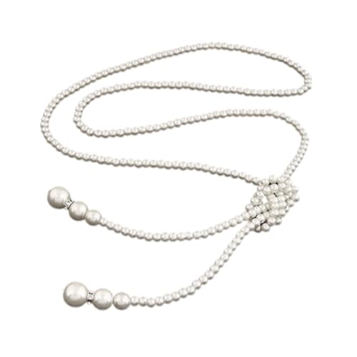 XITEA Lange Kette Pullover Kette Halskette Moderne Perlenkette mit mehreren Schichten Stilvolle Halskette für Mode-Liebhaber von XITEA