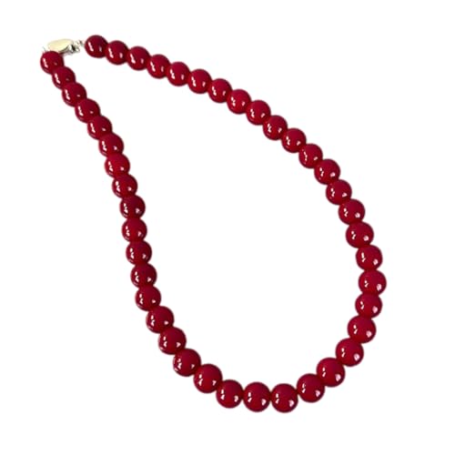 XITEA Leichte, verstellbare Perlen-Halskette, auffälliges Perlen-Halskette, zartes Accessoire für Mode-Enthusiasten, Glasperlen von XITEA