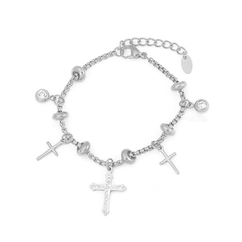 XITEA Modisches Armband-Accessoire, Gold- oder Stahlfarben, verstellbare Kette, Schmuck für Modeliebhaber von XITEA