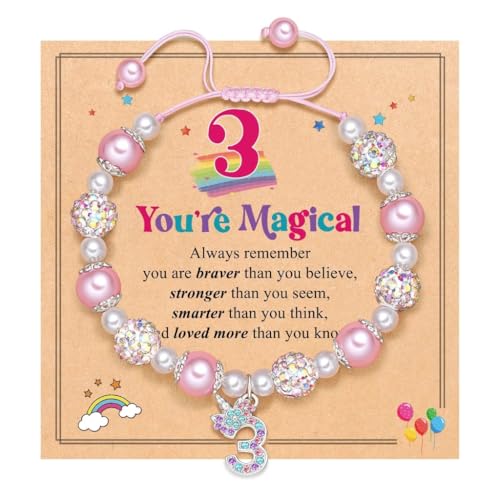 XITEA Regenbogen-Armband mit Zahlen, Regenbogen-Armband mit Zahlenanhänger, Mädchen, Modeschmuck, Geburtstagsgeschenke XITEA Regenbogen-Armband mit Zahlen, Regenbogen-Armband mit Zahlenanhänger, Mädchen, Modeschmuck, Geburtstagsgeschenke von XITEA
