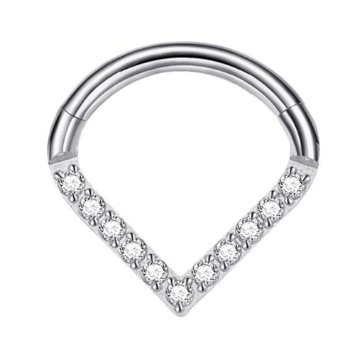 XITEA Septum Hoop G23 Nose Hoop Eye Catching Nose Rings Body Accessory Nose Jewerly for Woman Girls, G23 Titan XITEA Septum Hoop G23 Nose Hoop Eye Catching Nose Rings Body Accessory Nose Jewerly for Woman Girls, G23 Titan von XITEA
