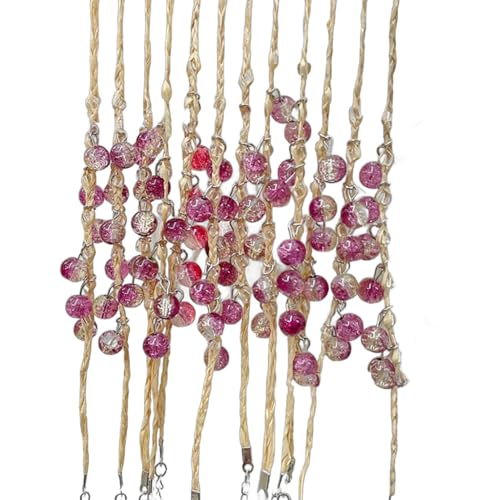 XITEA Trend Verstellbare Armbänder Handgewebte Kristallperlen Anhänger Armreifen Chinesisches Gras Seil Armband für alle Anlässe XITEA Trend Verstellbare Armbänder Handgewebte Kristallperlen Anhänger Armreifen Chinesisches Gras Seil Armband für alle Anlässe von XITEA