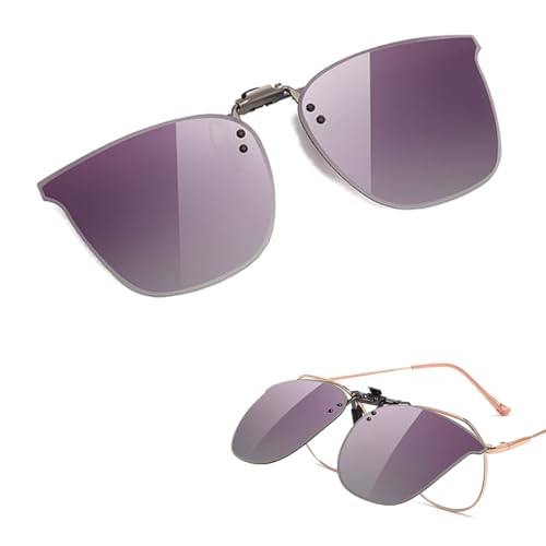 XITUADDA Sonnenbrille Clip, Polarisiert Clip Aufsatz Sonnenbrillen für Damen, Anhebbar und Ultraleicht UV400 von XITUADDA