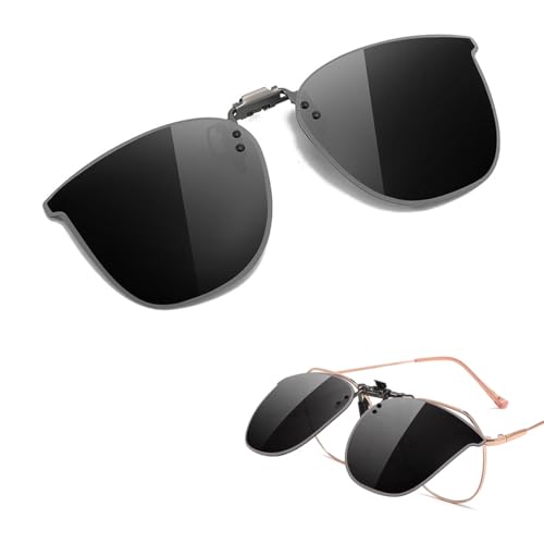 XITUADDA Sonnenbrille Clip, Polarisiert Clip Aufsatz Sonnenbrillen für Damen, Anhebbar und Ultraleicht UV400 von XITUADDA