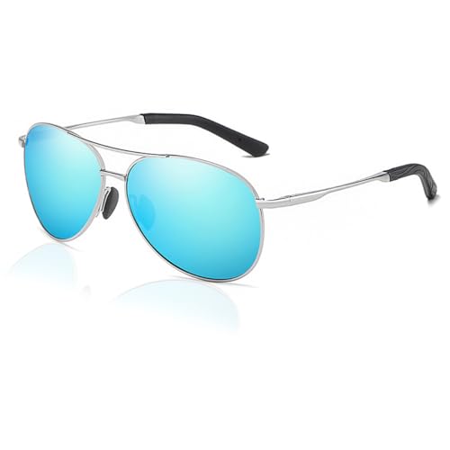 XITUADDA Sonnenbrille Herren Damen Pilotenbrille Polarisiert Sonnenbrille Oval Metallrahmen Sonnenbrille UV400 Schutz XITUADDA Sonnenbrille Herren Damen Pilotenbrille Polarisiert Sonnenbrille Oval Metallrahmen Sonnenbrille UV400 Schutz von XITUADDA