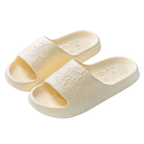 XIUH Damen Cosy Slides Original Wolkenslipper Original rutschfeste Weiche Hausschuhe Für Innen Cozy Slide Schlappis Original Badelatschen Herren von XIUH