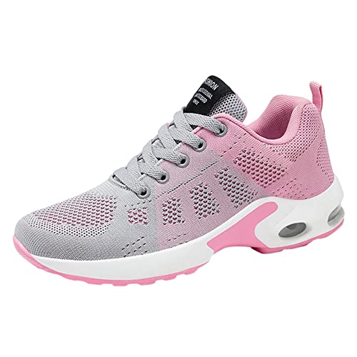 XIUH Damen Gedämpft Schuhe Leicht Plateau Laufschuhe Hallenschuhe Sportschuhe Bequem Turnschuhe Mesh Damen Sneakers Damen Laufschuhe Tennis Schuhe Damen von XIUH