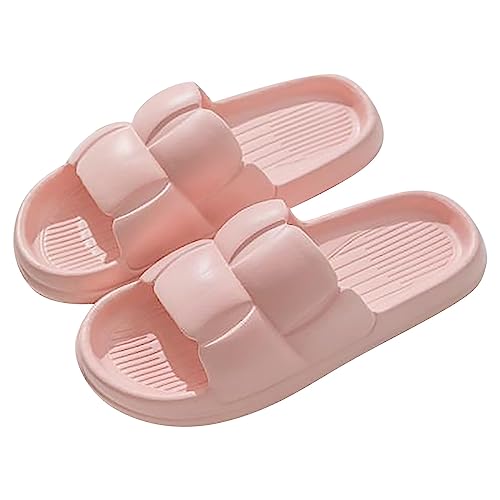XIUH Damen Super Weich rutschfest Badeschlappen Schlappen Damen Herren Cozy Slides Original Hausschuhe Couy Slides Schlapfen Damen Badeschlappen Damen von XIUH