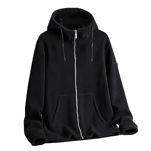 XIUH Fleece Dicke Daunenjacke Fleece Jacken Damenjacken Winterjacke Warmer Softshelljacke Steppjacke Casual Warm Kapuzenjacke Plüschjacke Plüschmantel Lang Winterjacke Frauen von XIUH