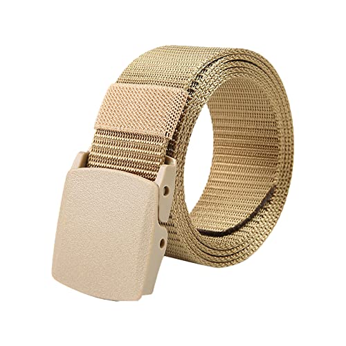 XIUH Kürzbar Stoffgürtel Segeltuch-GürtelJeansgürtel Leder-Gürtel für HerrenUnisex stufenloser Canvasgürtel Canvas BeltAnzug Business Kleidung Herren-Gürtel von XIUH