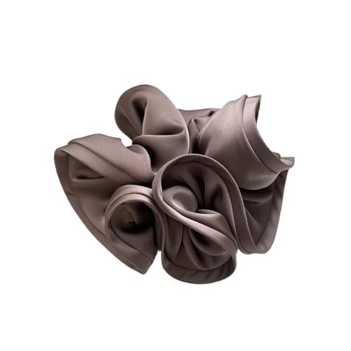 Haarband Damen 5 Stück Haargummis for Frauen, solide Satin-Seiden-Haargummis(Color5) von XIUsheUA