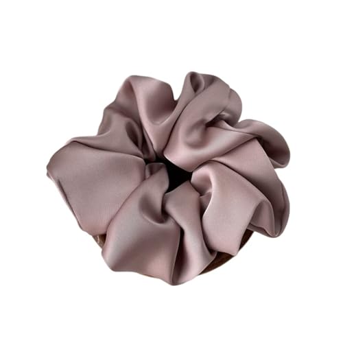 Haarband Damen 5 Stück Haargummis for Frauen, solide Satin-Seiden-Haargummis(Color9) von XIUsheUA